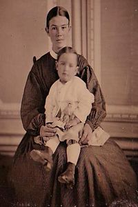 Frances Empson Bradley and her son, Johnny