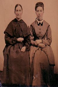 Margaret Freeland Empson (1815-1901) mother of Frances, and her older sister, Nancy